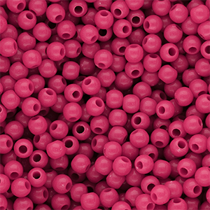 4 mm DQ Perlen aus Acryl shiny Rose violet 17-2624 TCX