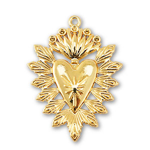 Anh&auml;nger Metall Heart Gold