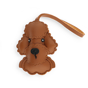 Statement-Anh&auml;nger Poodle Brown-black