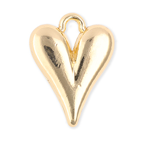 Anh&auml;nger Metall Heart Gold