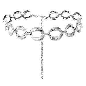 Bauchkettchen Chunky Chain Silver