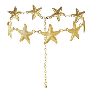 Bauchkettchen Starfish Gold