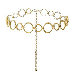 Bauchkettchen Double Ring Gold