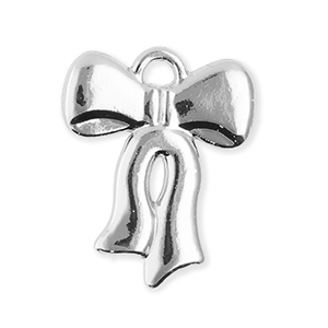 Anh&auml;nger Metall Bow Silver