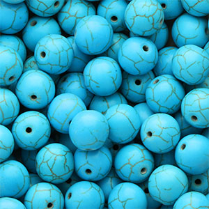 Keramik Perlen 12&nbsp;mm Blue