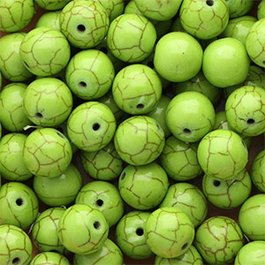 Keramik Perlen 12&nbsp;mm Green