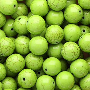 Keramik Perlen 16&nbsp;mm Green