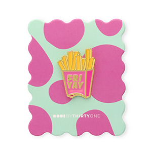 BY31&reg; Zierkarte mit Anstecker "Fri yay" Mint turquoise-multicolour pink-multicolour yellow-gold