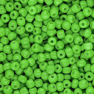 Rocailles Perlen Glas 6/0 (4 mm) Green