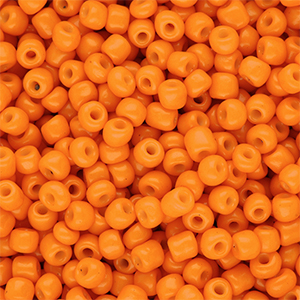 Rocailles Perlen Glas 6/0 (4 mm) Orange