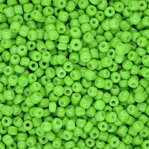 Rocailles Perlen Glas 8/0 (3 mm) Green