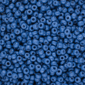 Rocailles Perlen Glas 8/0 (3 mm) Blue