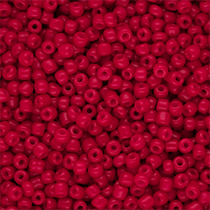 Rocailles Perlen Glas 8/0 (3 mm) Red