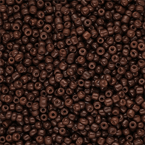 Rocailles Perlen Glas 12/0 (2 mm) Dark brown