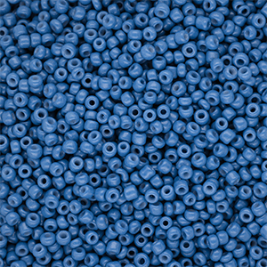 Rocailles Perlen Glas 12/0 (2 mm) Blue