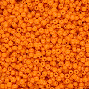 Rocailles Perlen Glas 12/0 (2 mm) Orange