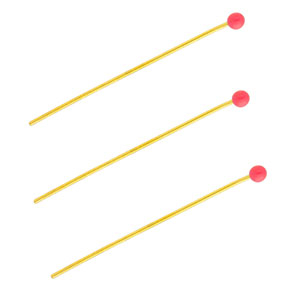 BY31&reg; Zubeh&ouml;r aus Stainless Steel - Rostfreiem Stahl Nietstifte with Ball 35 mm Gold-red