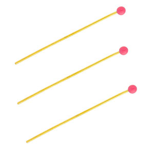 BY31&reg; Zubeh&ouml;r aus Stainless Steel - Rostfreiem Stahl Nietstifte with Ball 35 mm Gold-magenta pink