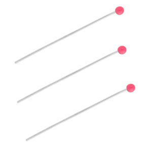 BY31&reg; Zubeh&ouml;r aus Stainless Steel - Rostfreiem Stahl Nietstifte with Ball 35 mm Silver-magenta pink