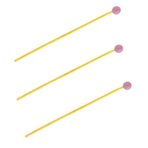 BY31&reg; Zubeh&ouml;r aus Stainless Steel - Rostfreiem Stahl Nietstifte with Ball 35 mm Gold-lavender purple