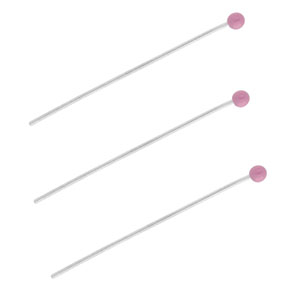 BY31&reg; Zubeh&ouml;r aus Stainless Steel - Rostfreiem Stahl Nietstifte with Ball 35 mm Silver-lavender purple