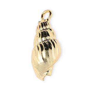 Anh&auml;nger Muschel Special Whelk Gold