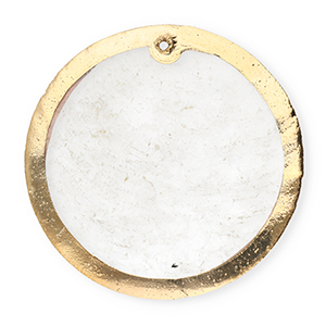 Anh&auml;nger Muschel Special Round Off white-gold