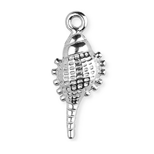 Anh&auml;nger aus Stainless Steel - Rostfreiem Stahl Shell Silver