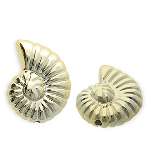 Perlen aus Acryl Shell Gold