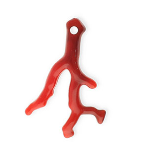 Anh&auml;nger Acryl Coral Red