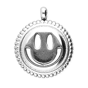 BY31&reg; Anh&auml;nger aus Stainless Steel - Rostfreiem Stahl Smiley Silver