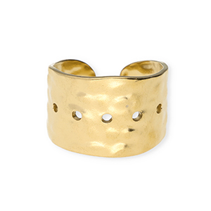 Stainless Steel - Rostfrei Stahl Ringe Gold