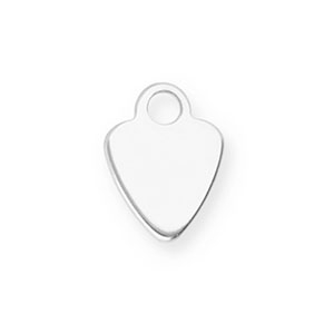 Anh&auml;nger aus Stainless Steel - Rostfreiem Stahl Heart Silver