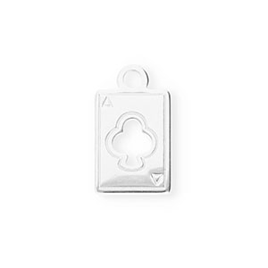Anh&auml;nger aus Stainless Steel - Rostfreiem Stahl Playcard Silver