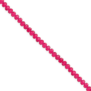 Facetten Top Glas Perlen 3x2&nbsp;mm Rondellen Cherry pink