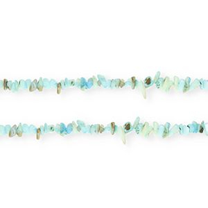Perle Muschel Chipstone Blue