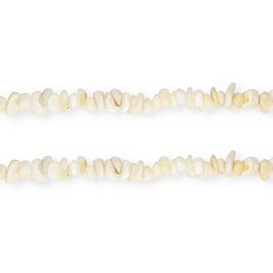 Perle Muschel Chipstone Natural white