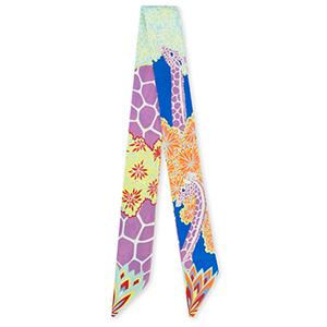 Bandana Schal with Giraffe Multicolour