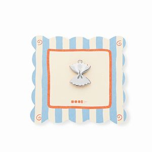 BY31&reg; Eco-brass (nachaltiges Messing) Anh&auml;nger Farfalle-Nudel Silver