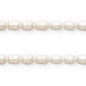 TQ S&uuml;sswasser Perlen Oval 9-10 mm Natural white