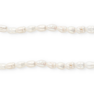 TQ S&uuml;sswasser Perlen Rice 5x4 mm Natural white