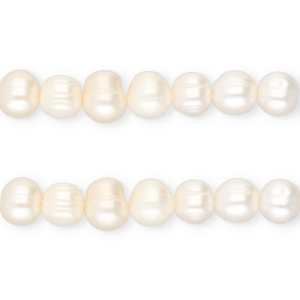TQ S&uuml;sswasser Perlen 8 mm Natural white