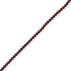 Facetten Top Glas Perlen 3x2mm Rondellen Dark lavender grey