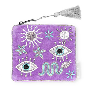 BY31&reg; Etui Mystic Purple-white-turquoise blue-silver