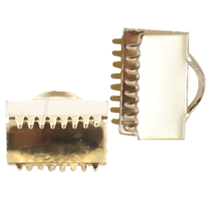 Metall DQ Klemmen 10mm Gold