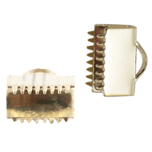Metall DQ Klemmen 8mm Gold