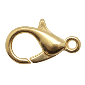 Metall DQ Karabinerverschluss 23mm Gold (Nickelfrei)
