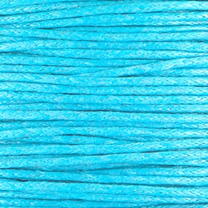 Kordel aus Wachs 1.0 mm Capri blue