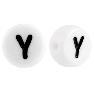Acryl Buchstabe Y Weiss