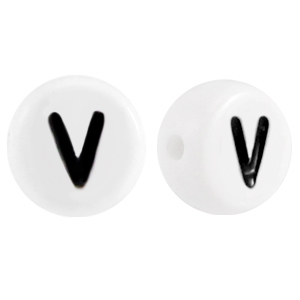 Acryl Buchstabe V Weiss